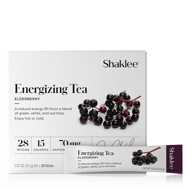 Shaklee Energizing Tea Elderberry, 28 Sticks