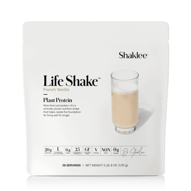 Shaklee Life Shake™ Plant French Vanilla 28 svg.