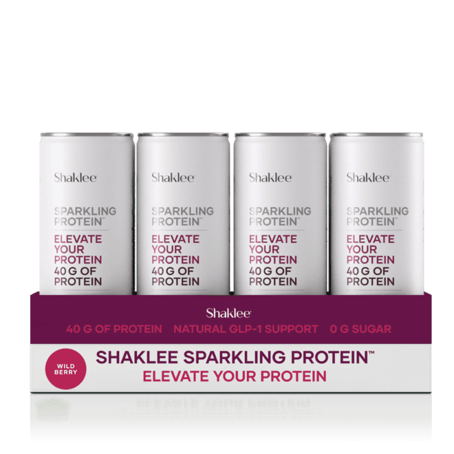 Shaklee Sparkling Protein Wild Berry, 12 Pack