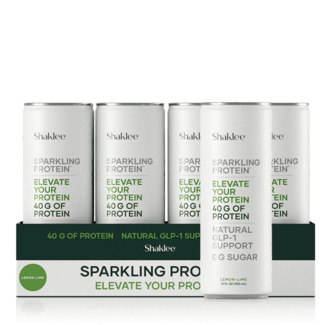 Shaklee Sparkling Protein Lemon-Lime, 12 Pack